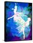 Ballet Watercolor 2-Irina March-Framed Stretched Canvas