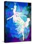 Ballet Watercolor 2-Irina March-Stretched Canvas