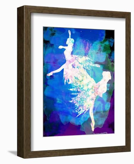 Ballet Watercolor 2-Irina March-Framed Art Print