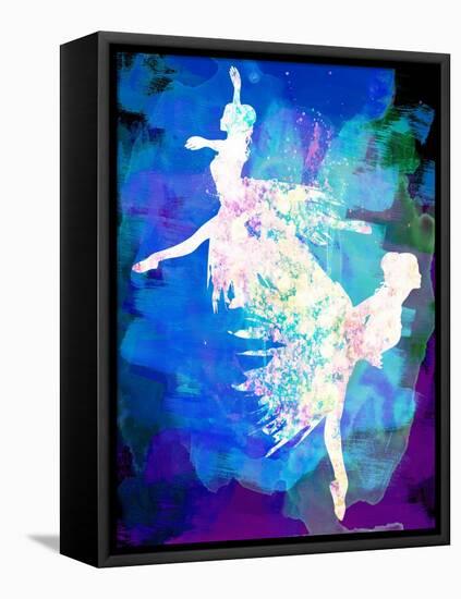 Ballet Watercolor 2-Irina March-Framed Stretched Canvas