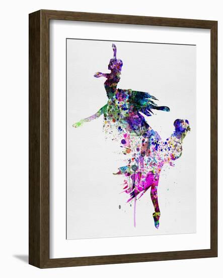 Ballet Watercolor 3-Irina March-Framed Art Print