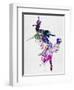 Ballet Watercolor 3-Irina March-Framed Art Print