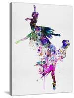 Ballet Watercolor 3-Irina March-Stretched Canvas