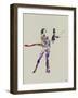 Ballet Watercolor-NaxArt-Framed Art Print