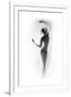 Ballet-Shadow-Framed Art Print