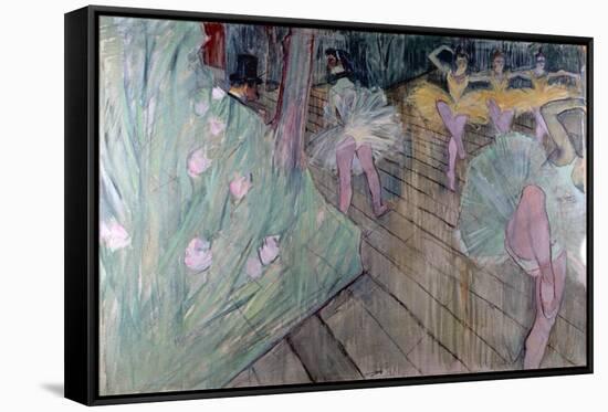 Ballet-Henri de Toulouse-Lautrec-Framed Stretched Canvas