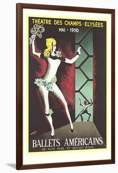 Ballets Américains Poster-null-Framed Art Print