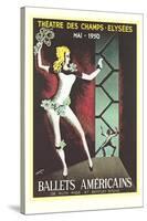 Ballets Américains Poster-null-Stretched Canvas