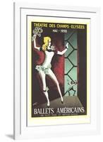 Ballets Américains Poster-null-Framed Art Print