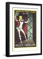 Ballets Américains Poster-null-Framed Art Print