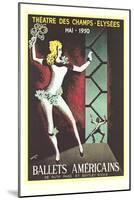 Ballets Américains Poster-null-Mounted Art Print