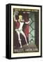 Ballets Américains Poster-null-Framed Stretched Canvas