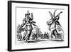 Balli di Sfessania - from etchings by Jacomo Callot-Jacques Callot-Framed Giclee Print