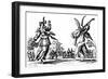 Balli di Sfessania - from etchings by Jacomo Callot-Jacques Callot-Framed Giclee Print