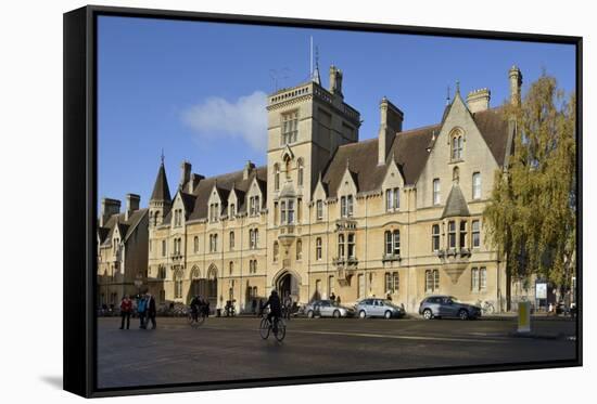 Balliol College, Broad Street, Oxford, Oxfordshire, England, United Kingdom, Europe-Peter Richardson-Framed Stretched Canvas
