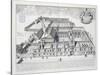 Balliol College, Oxford, from Oxonia Illustrata, Published 1675-David Loggan-Stretched Canvas