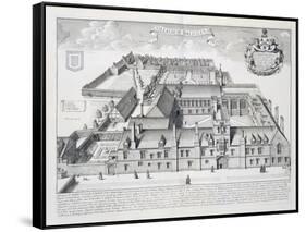 Balliol College, Oxford, from Oxonia Illustrata, Published 1675-David Loggan-Framed Stretched Canvas