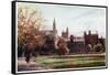 Balliol College, Quad-William Matthison-Framed Stretched Canvas