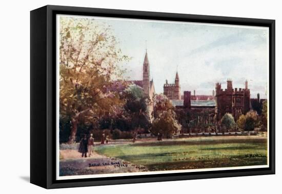 Balliol College, Quad-William Matthison-Framed Stretched Canvas
