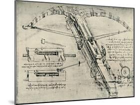 'Ballista', 1928-Leonardo Da Vinci-Mounted Giclee Print