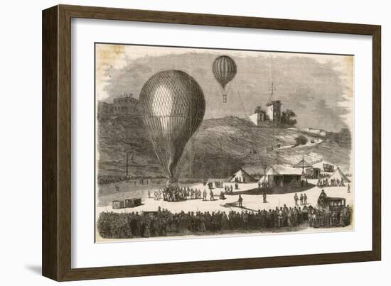 Ballon-Poste 1871-null-Framed Art Print