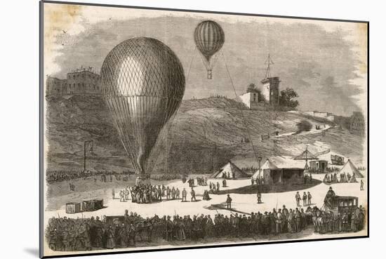 Ballon-Poste 1871-null-Mounted Art Print
