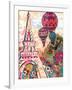 Ballons Sur Paris-Natasha Wescoat-Framed Giclee Print