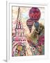 Ballons Sur Paris-Natasha Wescoat-Framed Giclee Print