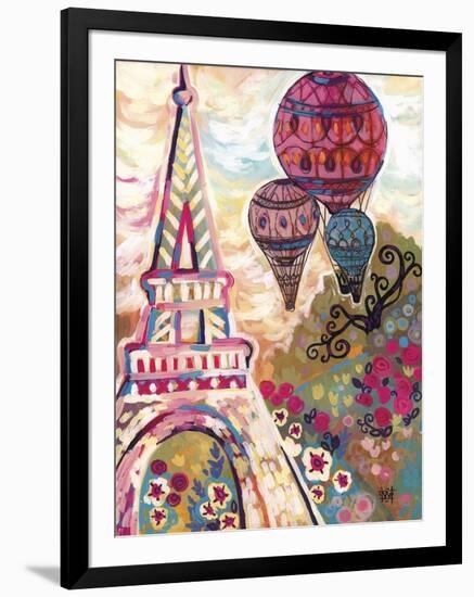 Ballons Sur Paris-Natasha Wescoat-Framed Giclee Print