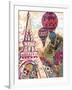 Ballons Sur Paris-Natasha Wescoat-Framed Giclee Print