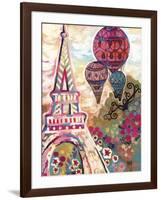 Ballons Sur Paris-Natasha Wescoat-Framed Giclee Print