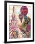 Ballons Sur Paris-Natasha Wescoat-Framed Giclee Print