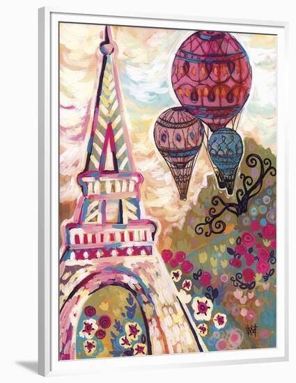 Ballons Sur Paris-Natasha Wescoat-Framed Premium Giclee Print
