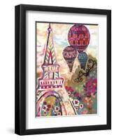 Ballons Sur Paris-Natasha Wescoat-Framed Premium Giclee Print