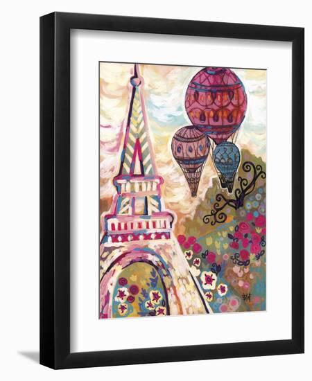 Ballons Sur Paris-Natasha Wescoat-Framed Premium Giclee Print