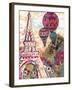 Ballons Sur Paris-Natasha Wescoat-Framed Giclee Print