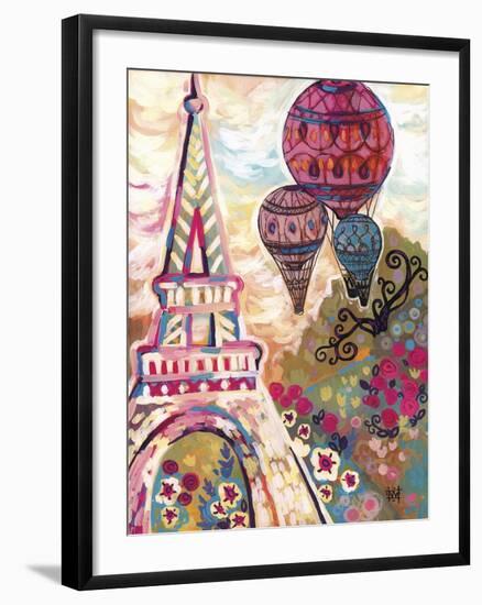 Ballons Sur Paris-Natasha Wescoat-Framed Giclee Print