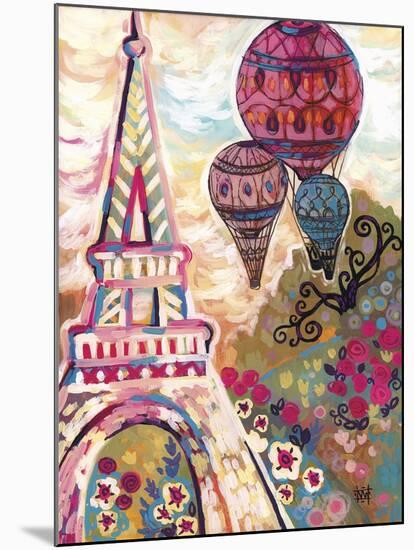 Ballons Sur Paris-Natasha Wescoat-Mounted Giclee Print