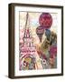 Ballons Sur Paris-Natasha Wescoat-Framed Giclee Print