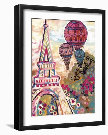 Ballons Sur Paris-Natasha Wescoat-Framed Giclee Print