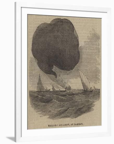 Balloon Accident, at Bombay-null-Framed Giclee Print