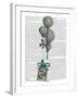 Balloon and Bird Cage 2-Fab Funky-Framed Art Print