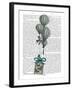 Balloon and Bird Cage 2-Fab Funky-Framed Art Print