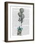 Balloon and Bird Cage 2-Fab Funky-Framed Art Print