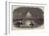 Balloon and Display of Fireworks, from Vauxhall Gardens-null-Framed Giclee Print