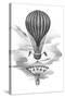 Balloon And Parachute-Science, Industry and Business Library-Stretched Canvas