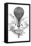 Balloon And Parachute-Science, Industry and Business Library-Framed Stretched Canvas