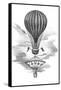 Balloon And Parachute-Science, Industry and Business Library-Framed Stretched Canvas