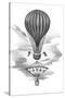 Balloon And Parachute-Science, Industry and Business Library-Stretched Canvas