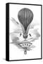 Balloon And Parachute-Science, Industry and Business Library-Framed Stretched Canvas